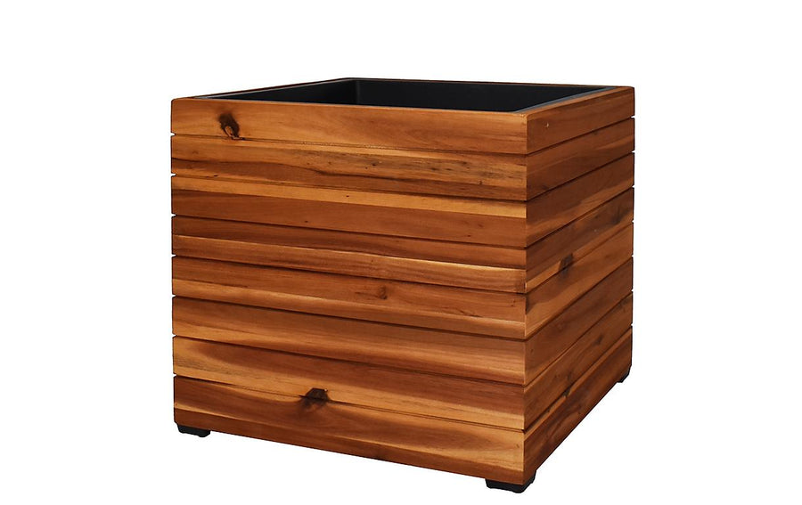 Innovesta Pflanztrog aus Akazie mit PP-Einsatz 44,5 cm Garten & Outdoor > Pflanzen > Pflanzengefäße Innovesta