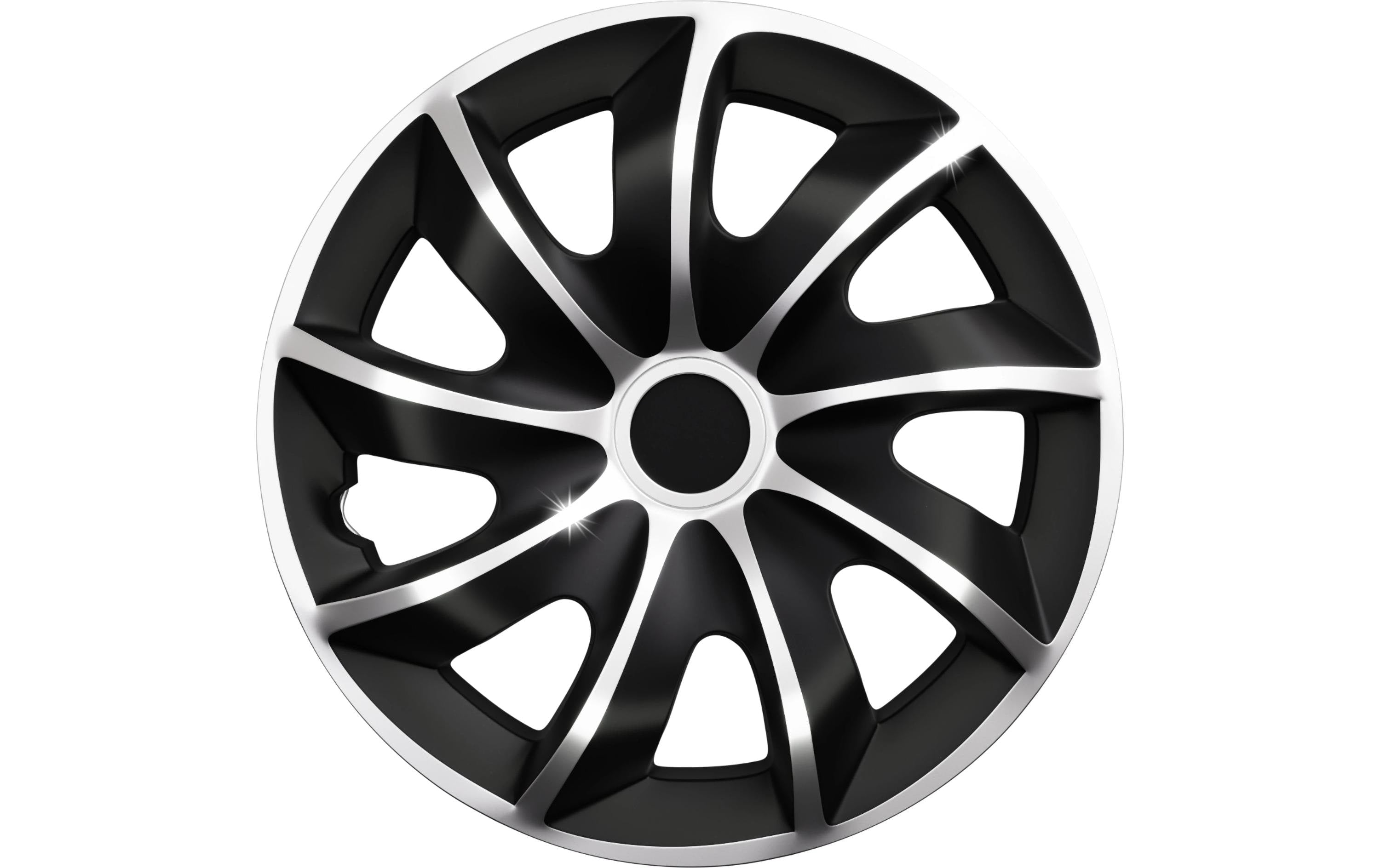 Werkthor Radkappen 13 Zoll 4er Set 4er Set in Silber/Schwarz 13''