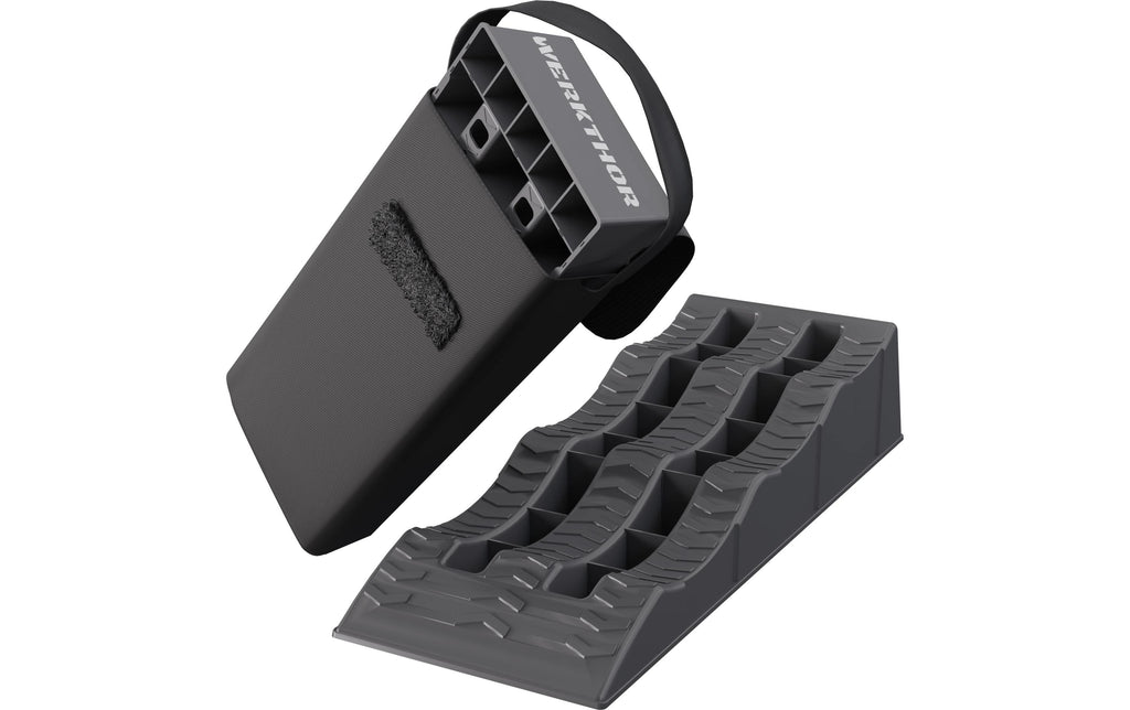 Werkthor Flache Auffahrkeile 2er Set, Grau