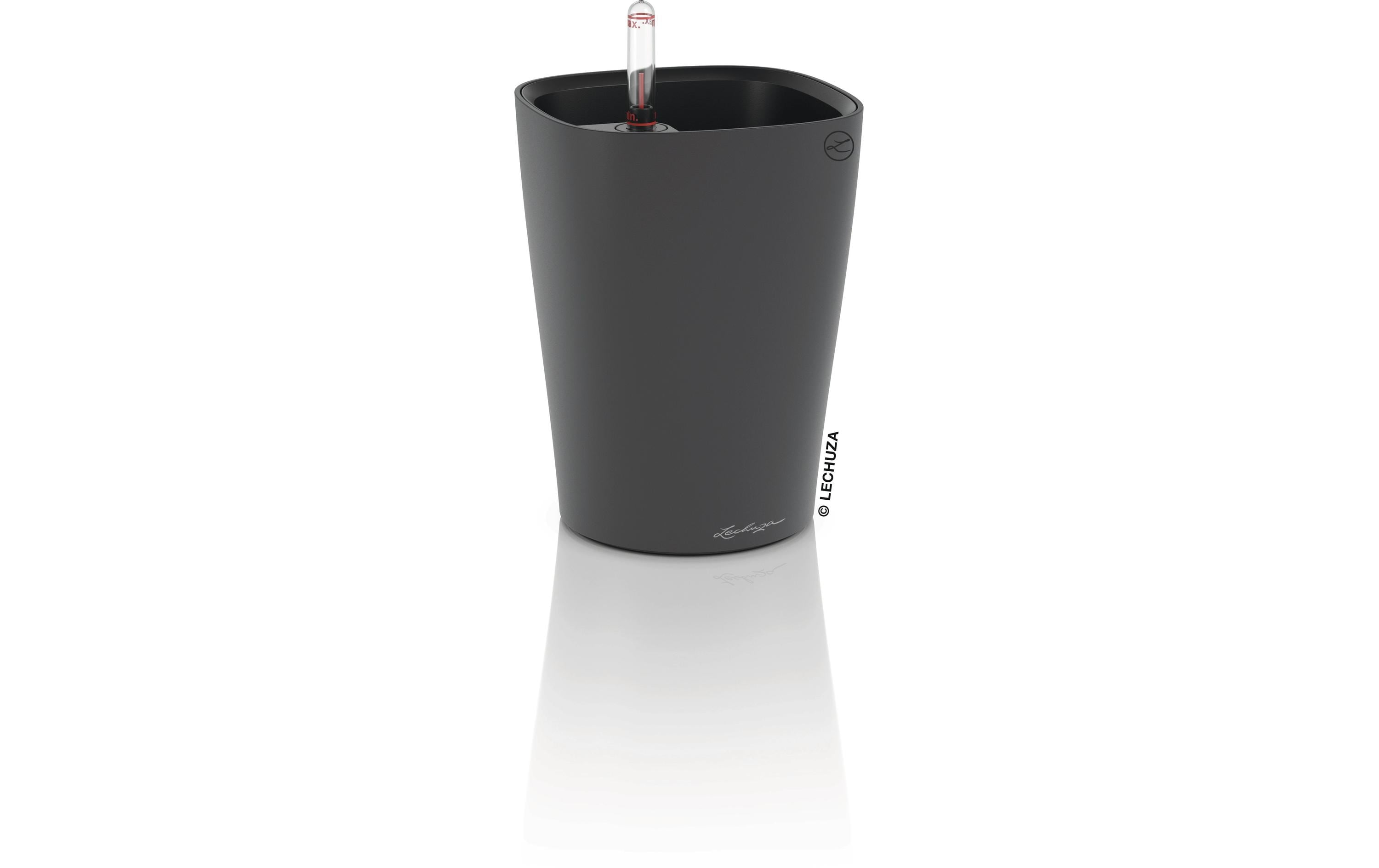 Lechuza Bewässerungsset DELTINI Ø 15 cm Anthrazit/Basaltgrau matt