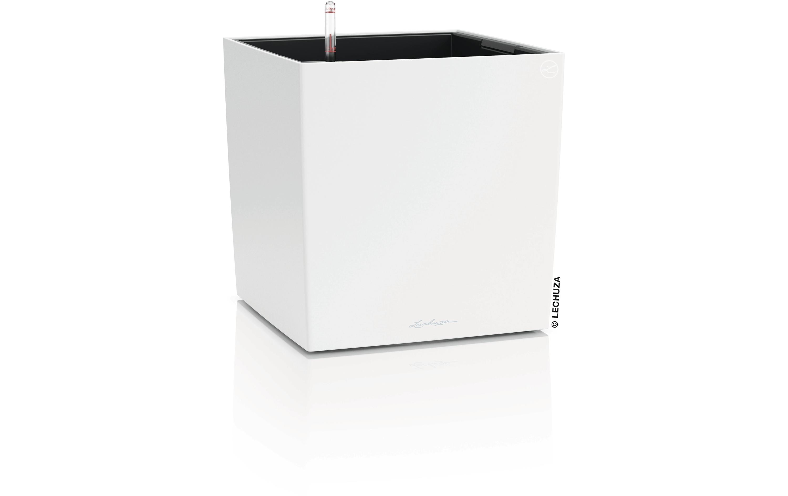 Lechuza CUBE Color Bewässerungsset Automatische Bewässerung Kunststoff Weiß 40 cm Garten & Outdoor > Pflanzen > Pflanzengefäße Lechuza