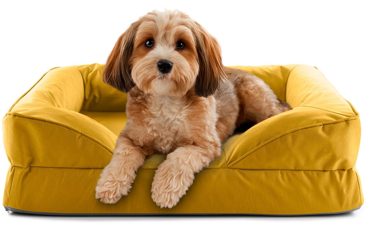 Lumaland Hundebett In-& Outdoor S Senfgelb