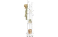 VASAGLE Garderobenständer Weiss