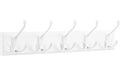 Songmics Garderobe mit 5 Haken, Weiss