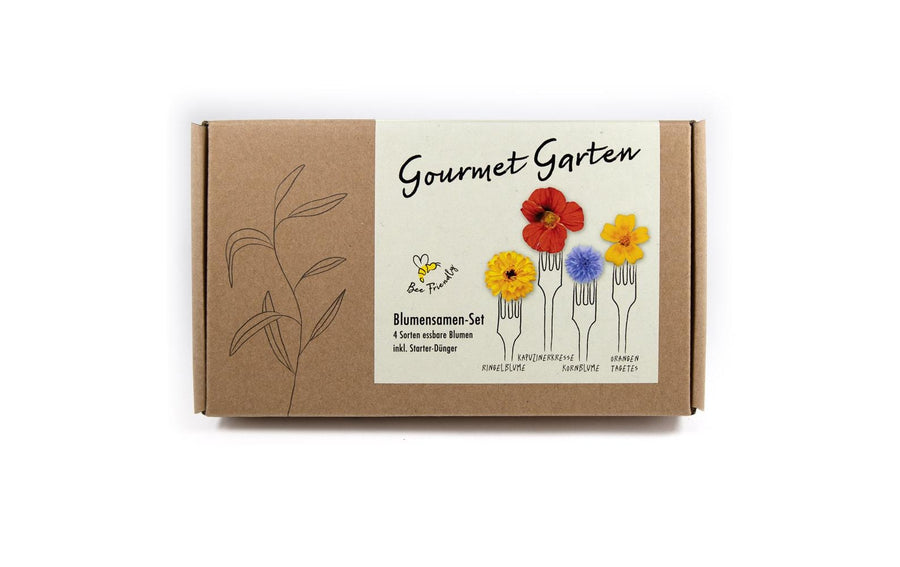 Naturkraftwerk Anzucht Gourmet Blumen, 4 Sorten