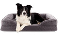 Lumaland Hundebett Indoor Cord M Grau