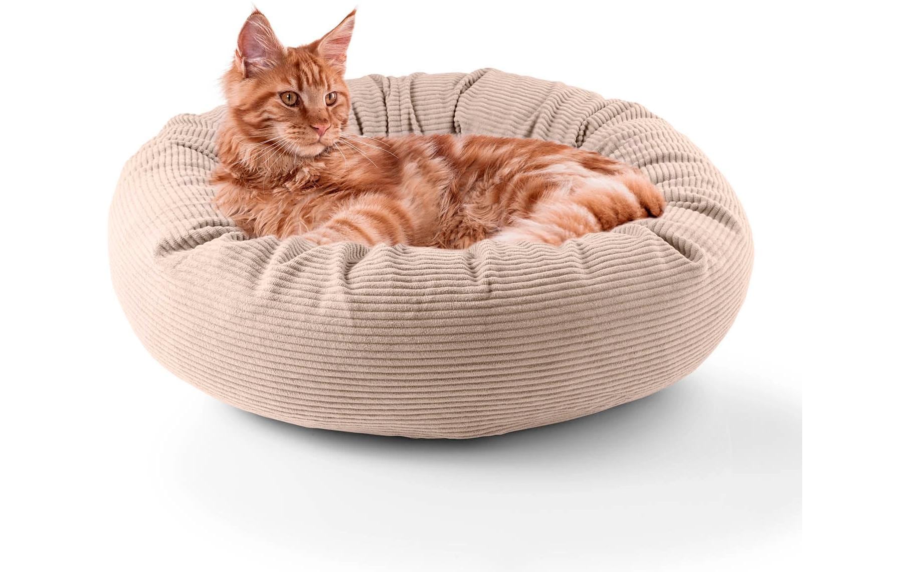 Lumaland Katzenbett Cord Unisize 60x20cm rose