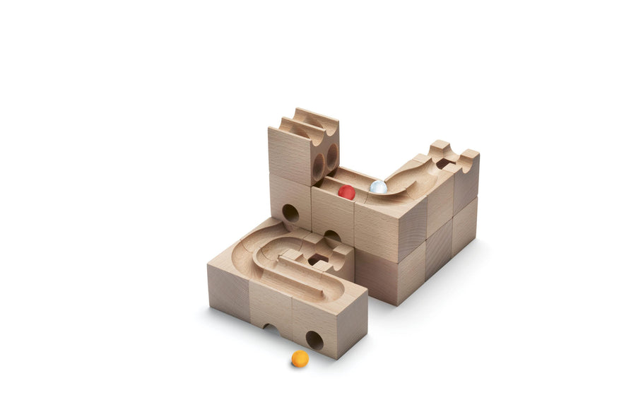 Cuboro Kugelbahn Zubehör Duo Das Extra Set für zweispurige Bahnen