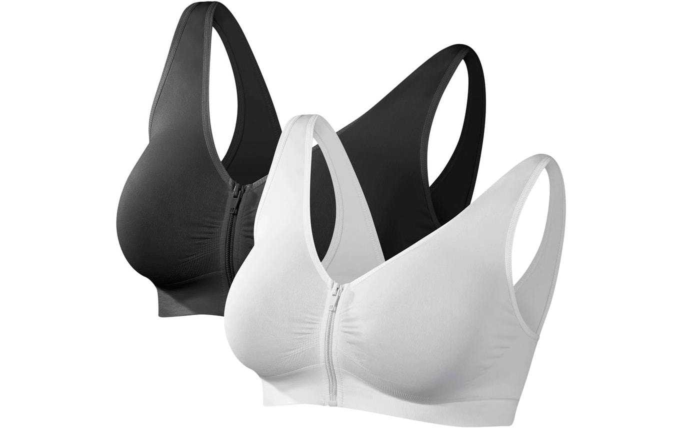 SLIMmaxx Traum-BH mit Reissverschluss 40/42 (L) schwarz/weiss
