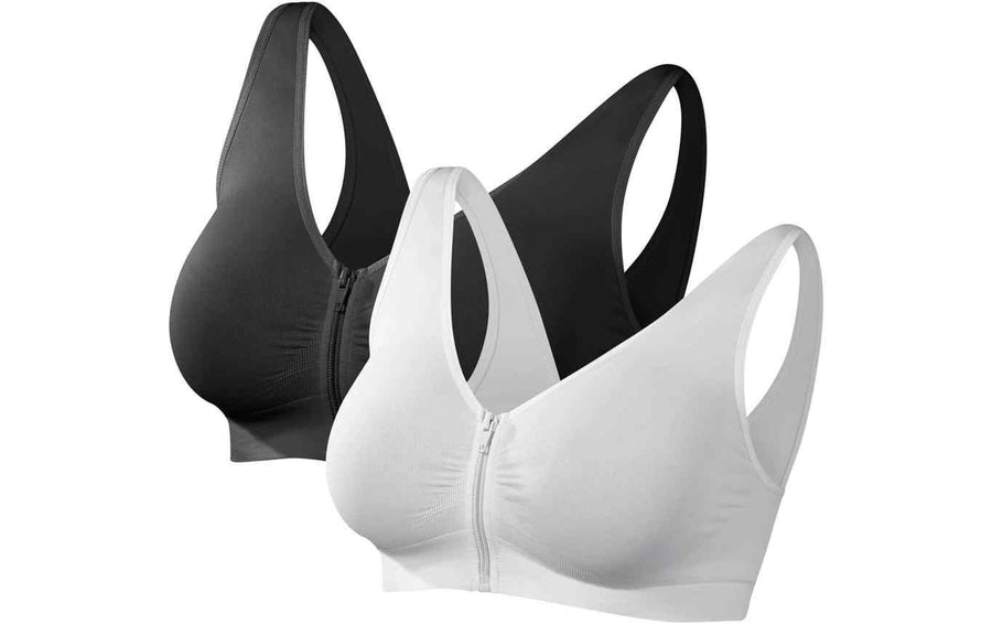 SLIMmaxx Traum-BH mit Reissverschluss 40/42 (L) schwarz/weiss