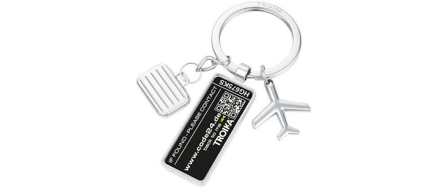 Troika Schlüsselanhänger Code24 Silber
