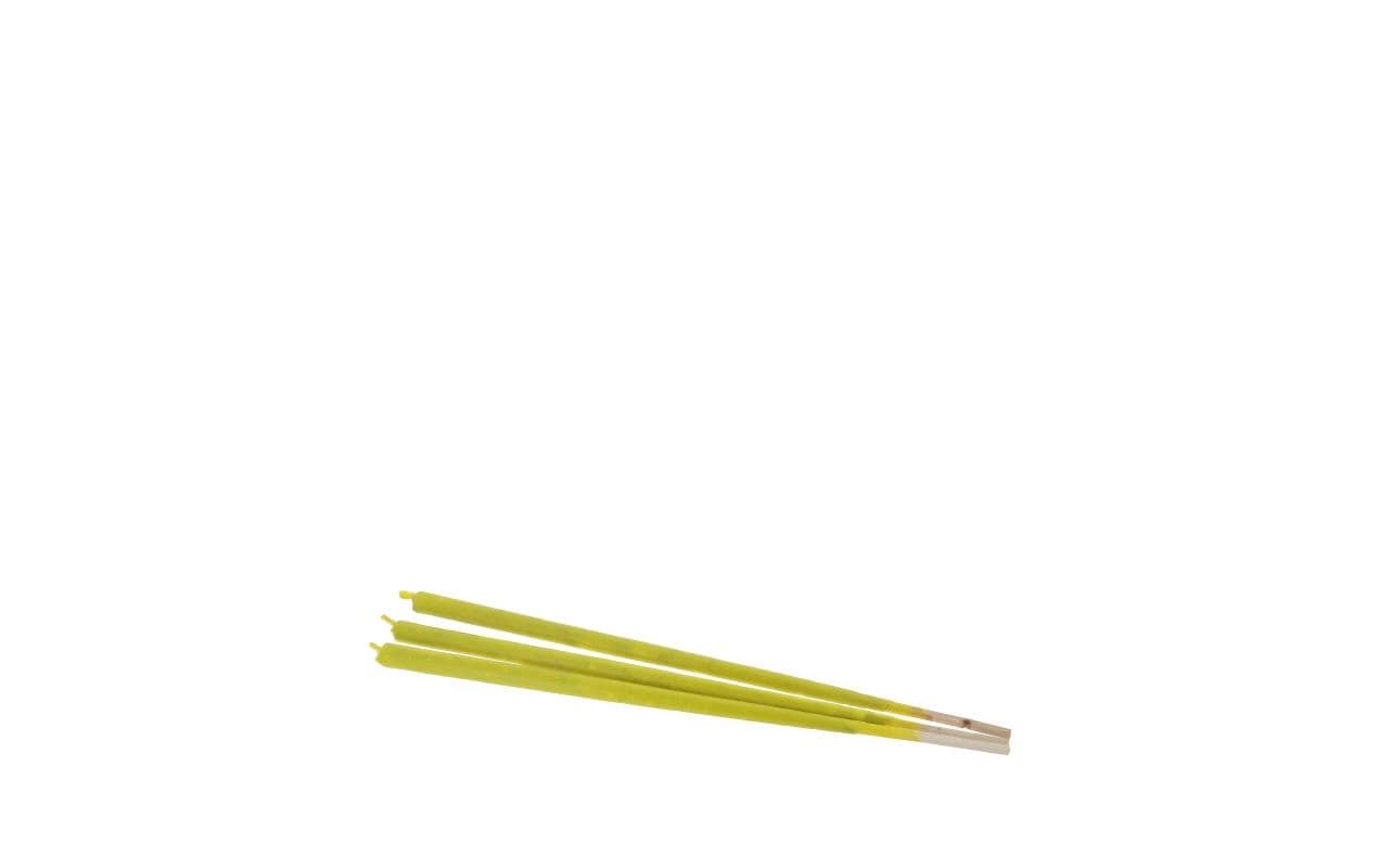 Wachsfackel Set Gelb - 3 Stück für stimmungsvolle Beleuchtung Grills & Feuerstellen balthasar