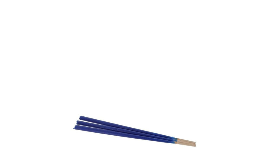 Wachsfackel Set Dunkelblau – 3 Stück Ambiente für Garten Grills & Feuerstellen balthasar
