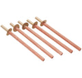 Handfackeln Ambiente mit Handschutz 5er Set für sichere Beleuchtung Grills & Feuerstellen balthasar