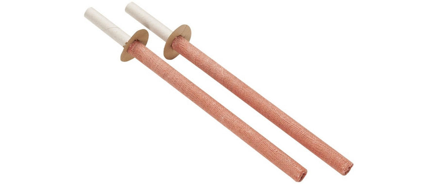 Handfackeln Ambiente mit Handschutz 2er Set für Outdoor Grills & Feuerstellen balthasar