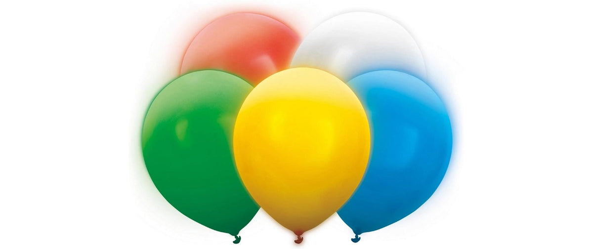 Partydeco Luftballon LED Mix, 30 cm