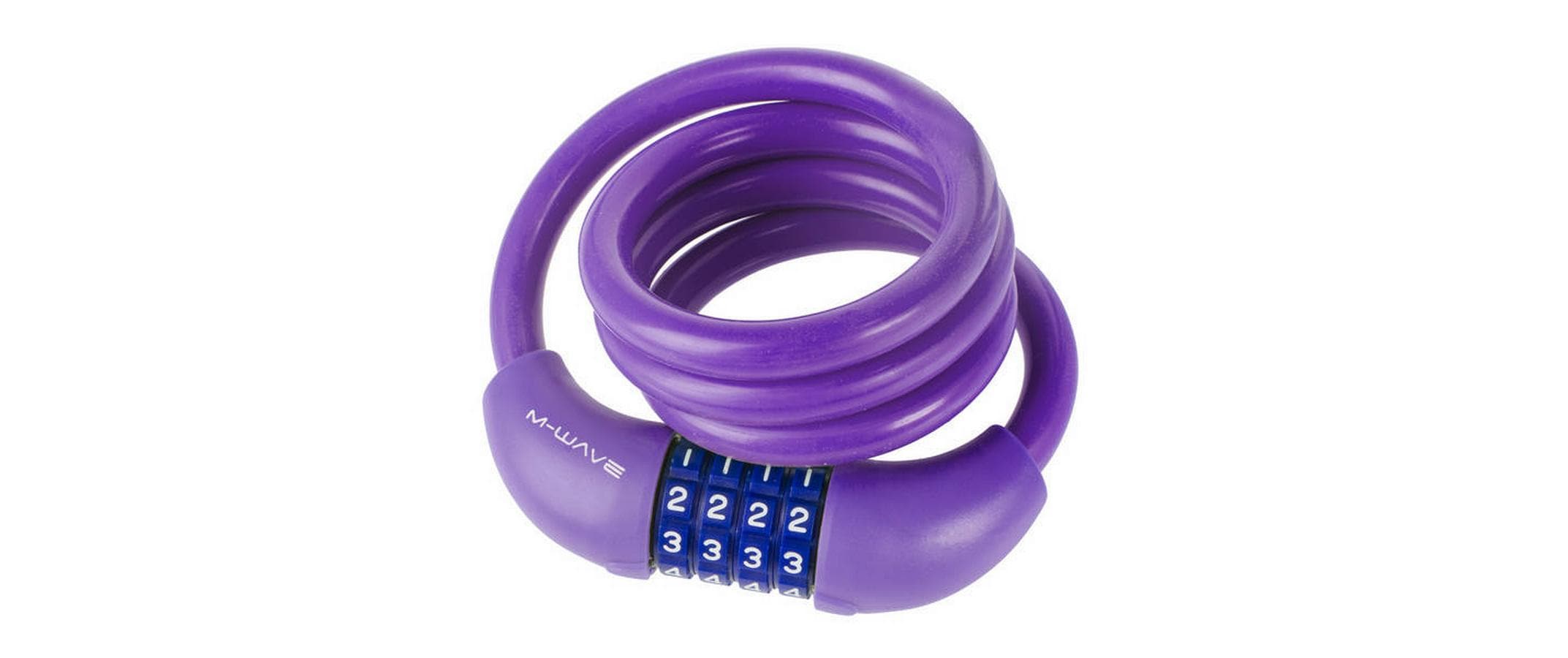 M-Wave Silikon-Spiralkabelzahlenschloss DS 12.10