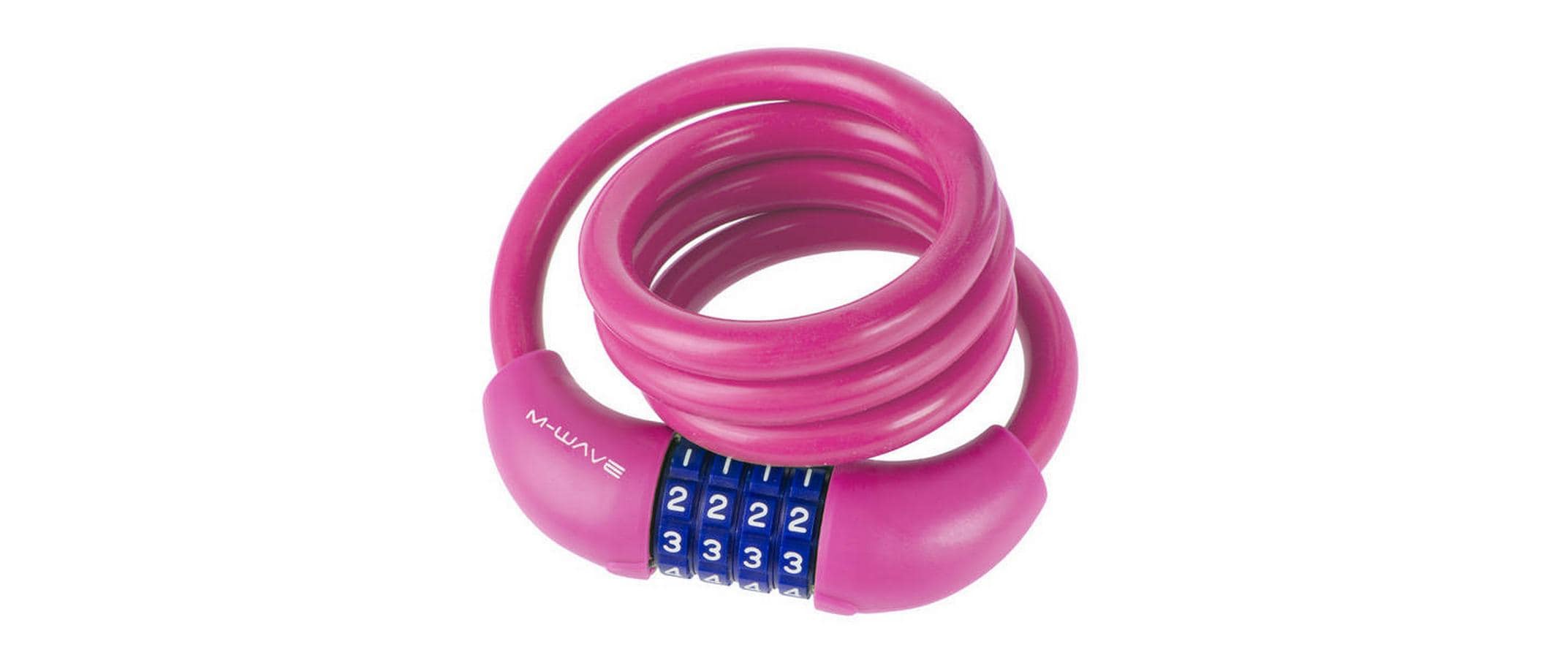 M-Wave Silikon-Spiralkabelzahlenschloss DS 12.10