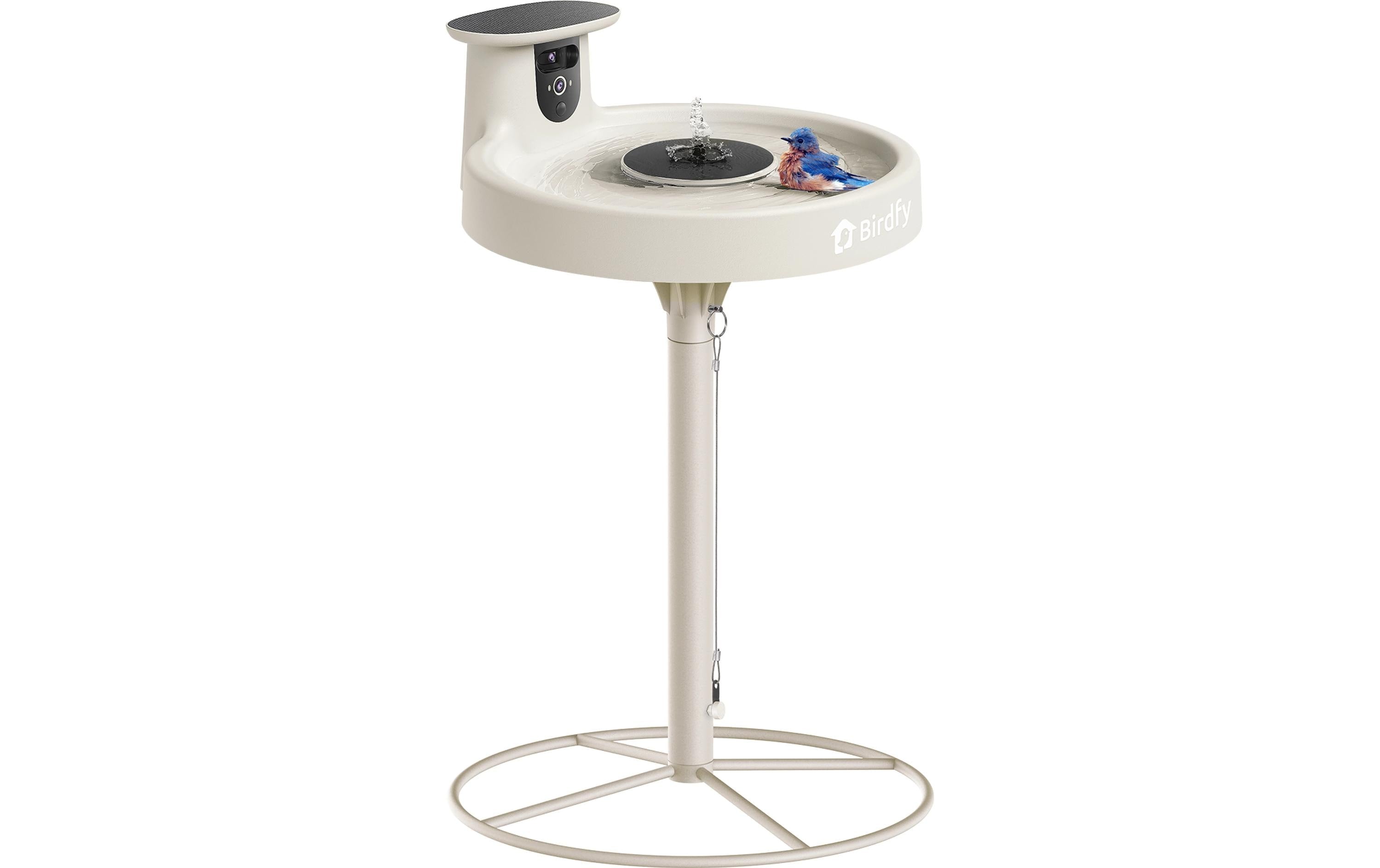 Birdfy Intelligentes Vogelbad mit Kamera Solarbetrieben, KI & Video Vogelerkennung