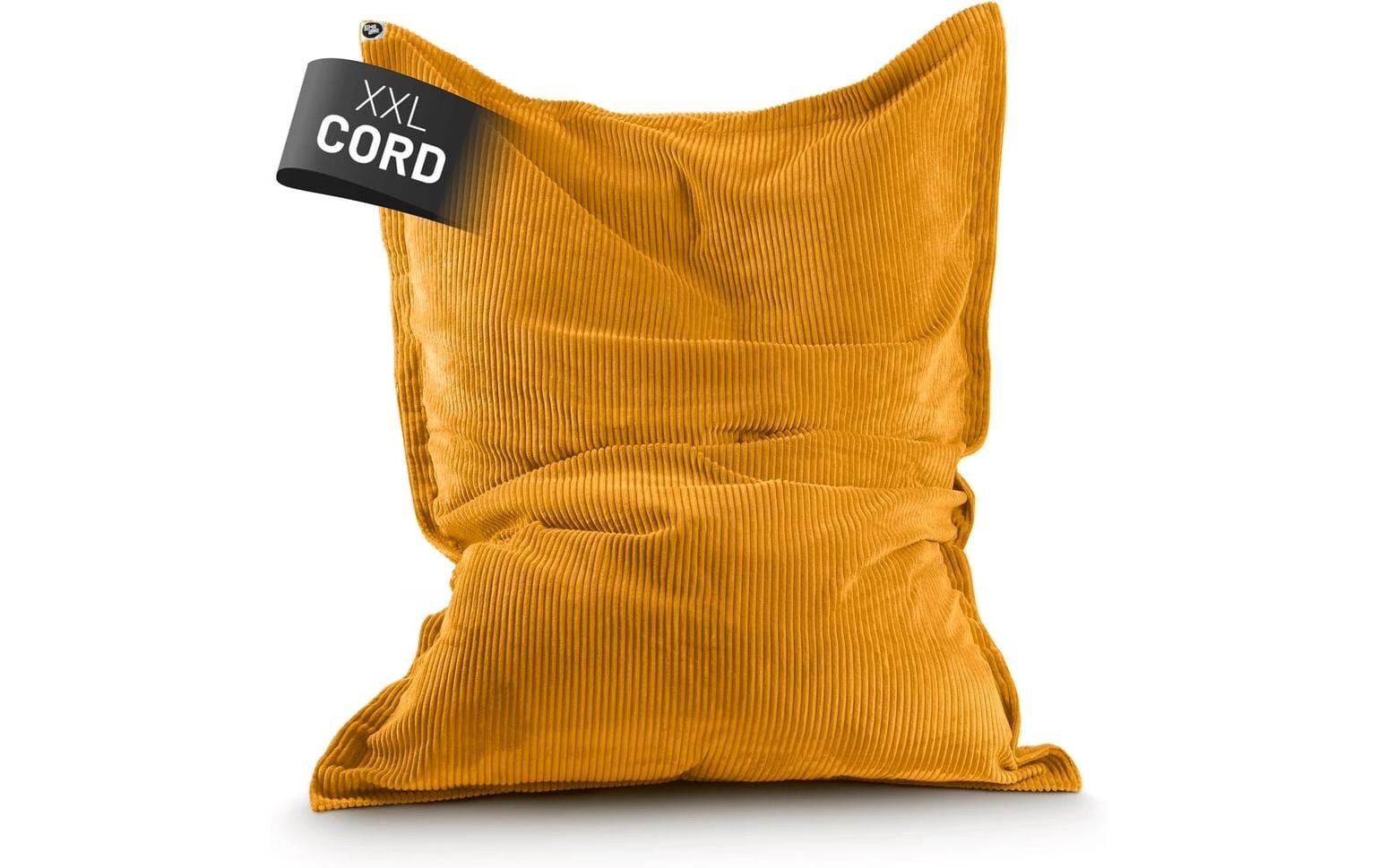 Lumaland Sitzsack Cord Senfgelb