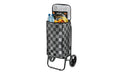 EASYmaxx Einkaufstrolley 52 l, Schwarz / Grau