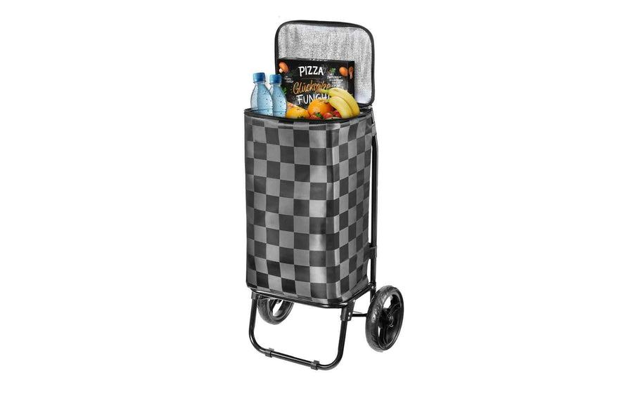 EASYmaxx Einkaufstrolley 52 l, Schwarz / Grau