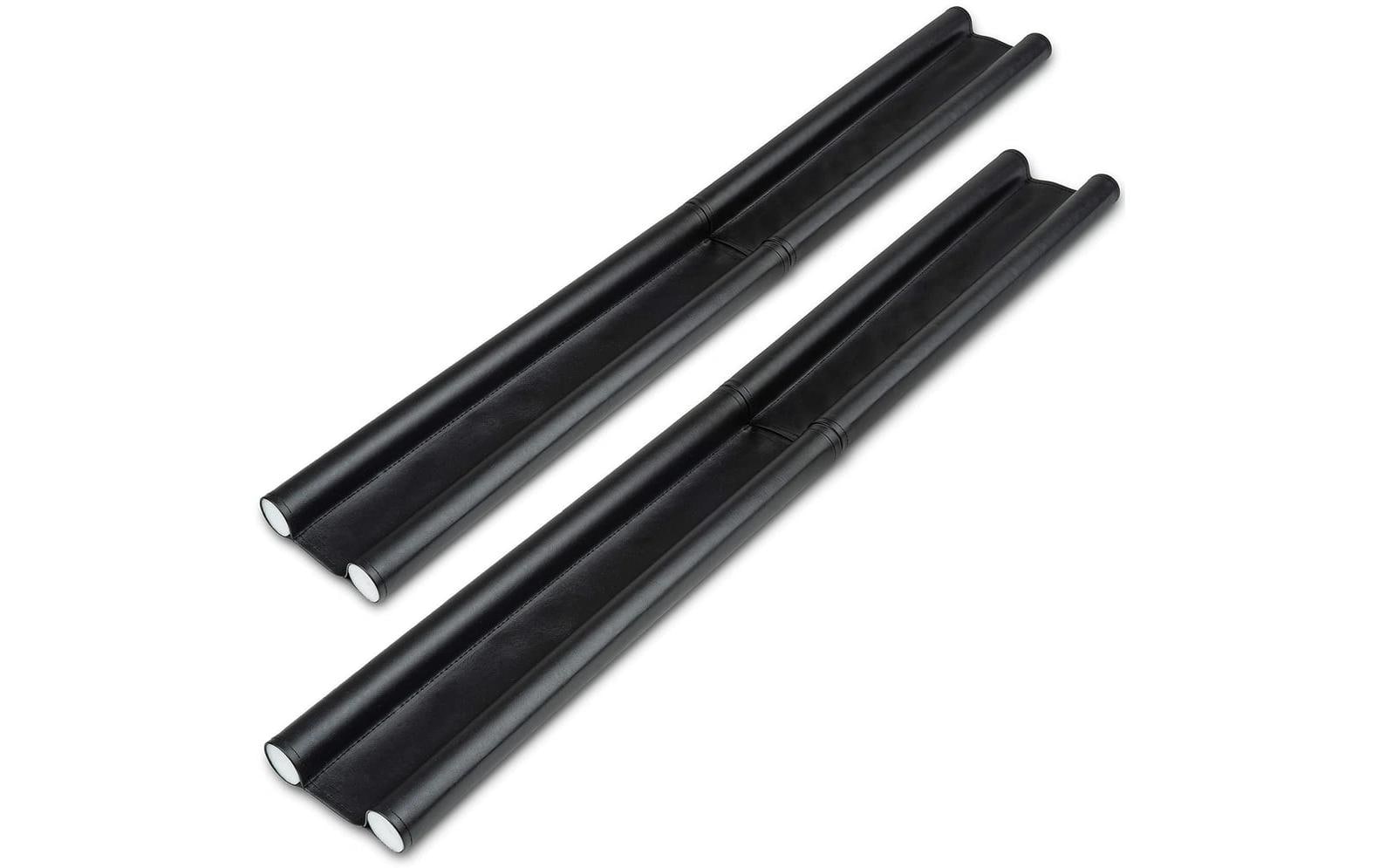 Luana Rose Zugluftstopper, Schwarz, 2er-Set
