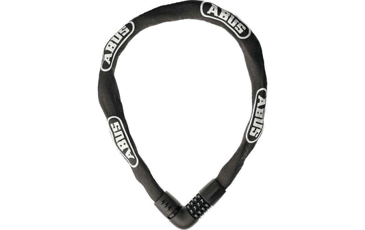 Abus Tresor 6806C Kettenschloss mit schwarzer Textilhülle und Zahlencode