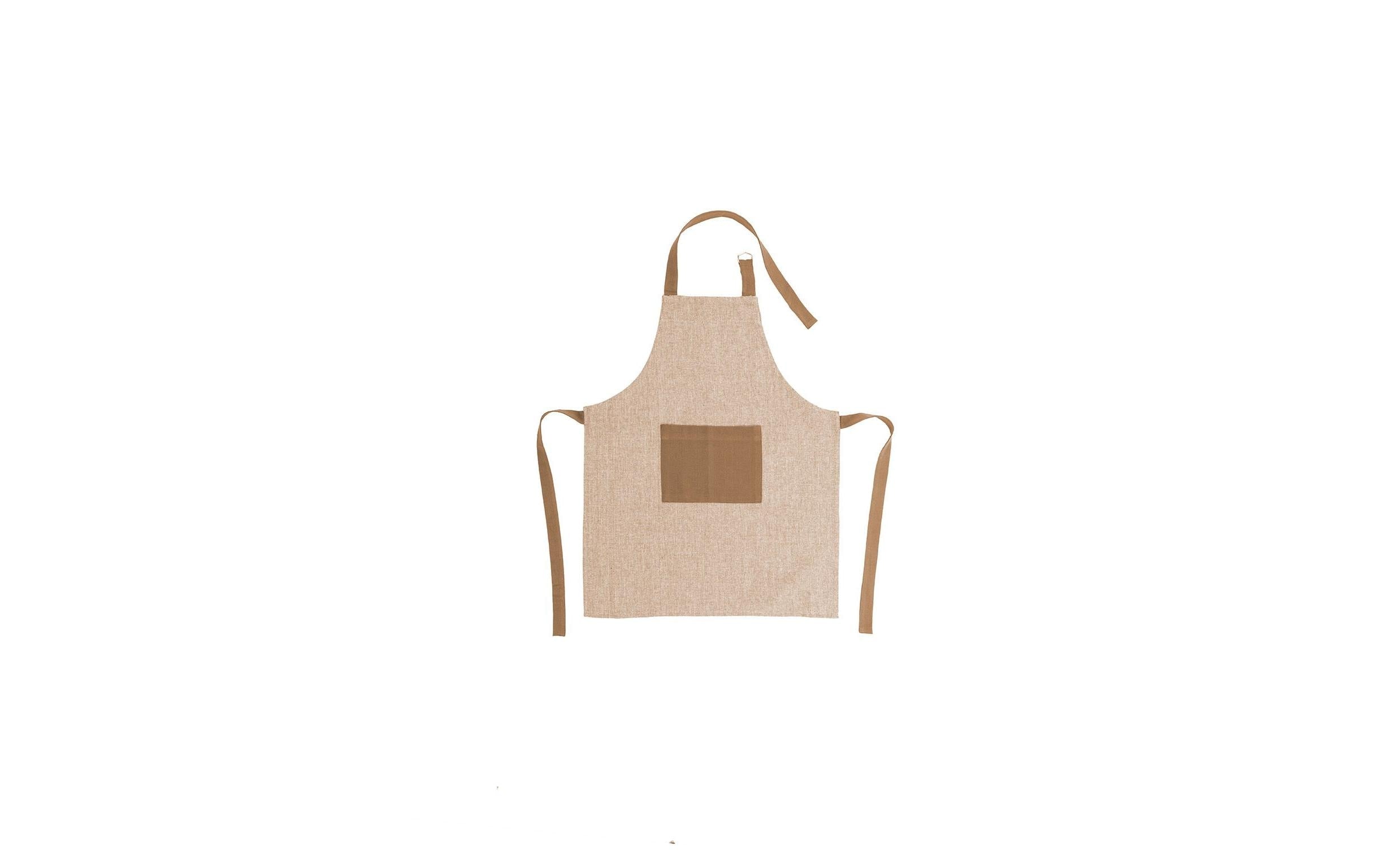 Tiseco Kinderschürze Baumwolle Camel 52 x 63 cm für Küche und Basteln Grills & Feuerstellen Tiseco