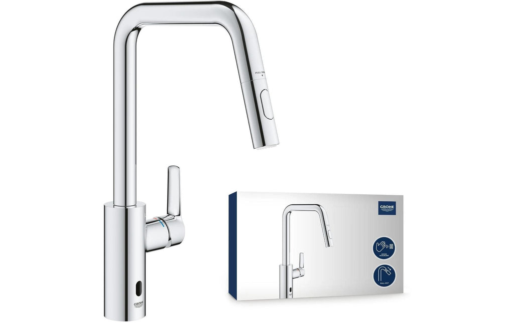 GROHE Küchenarmatur Start 3/8, Messing, herausziehbar