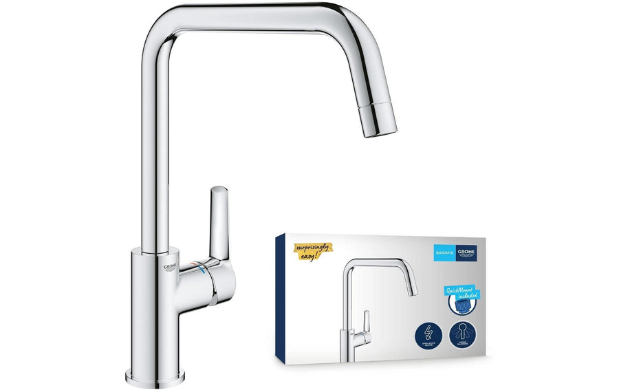 GROHE Küchenarmatur Start 3/8, Messing, U-Auslauf