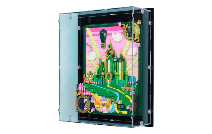iDisplayit Acryl-Wand-Display für LEGO 75685 Emerald City Wandkunst