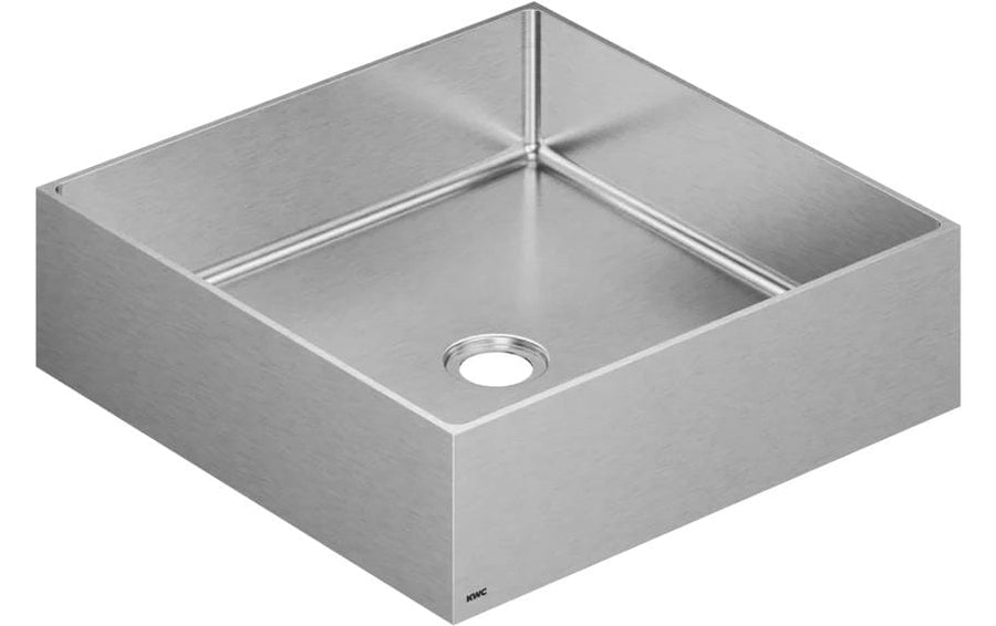 KWC Edelstahlbecken design 400 x 400 mm