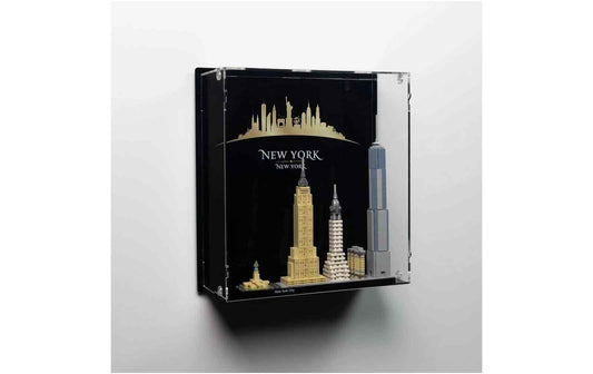 iDisplayit Acryl-Wand-Display für LEGO 21028 New York