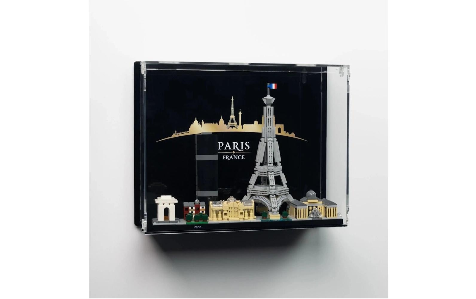 iDisplayit Acryl-Wand-Display für LEGO 21044 Paris