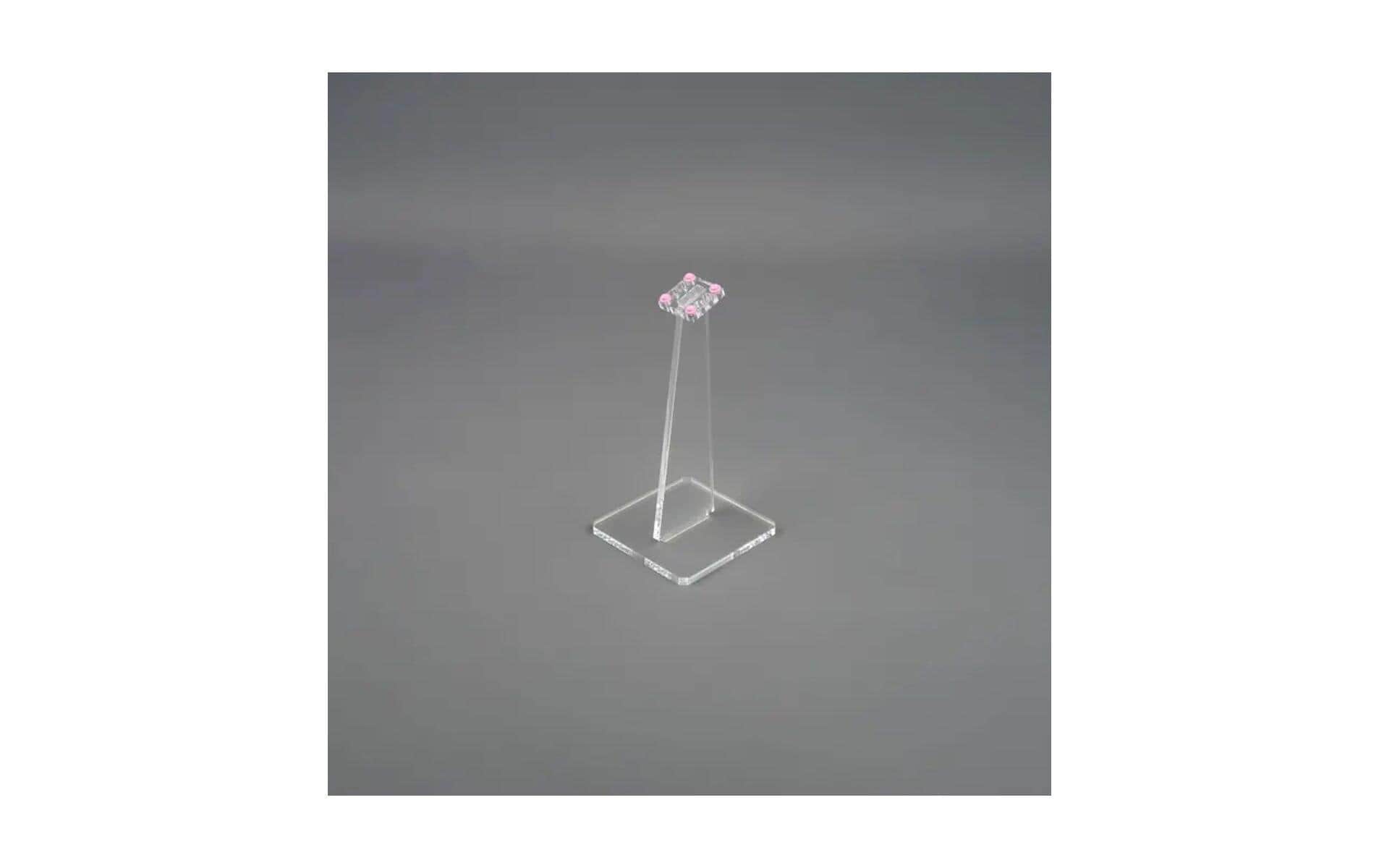 iDisplayit Acryl-Ständer für LEGO Modelle Angewinkelt 18 cm hoch