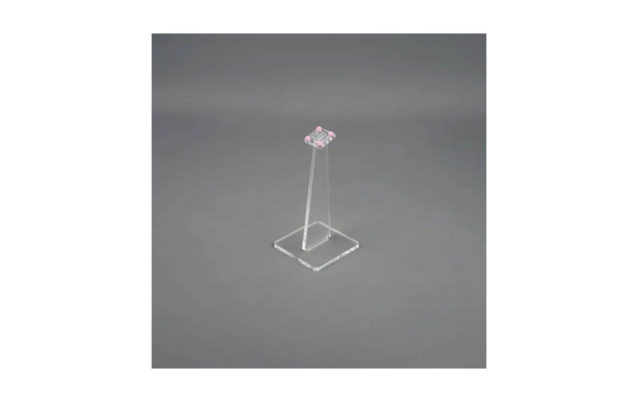 iDisplayit Acryl-Ständer für LEGO Modelle Angewinkelt 18 cm hoch