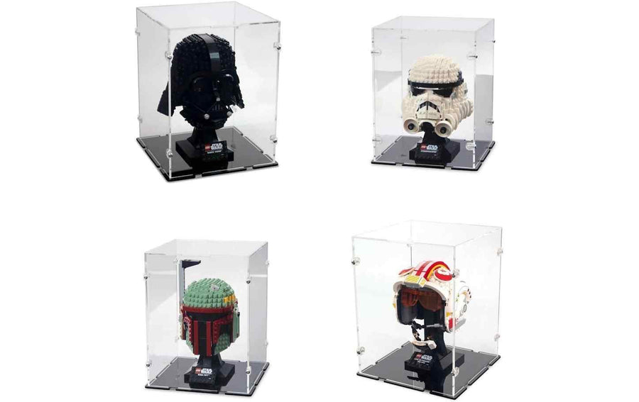 iDisplayit Acryl-Display für verschiedene LEGO Helmet Modelle