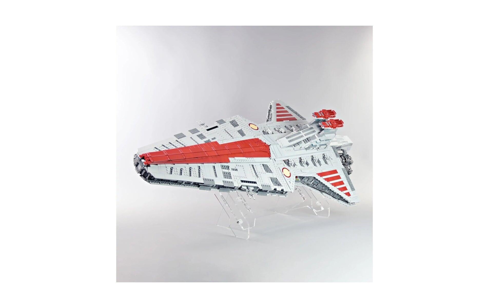 iDisplayit Acryl-Ständer 2 in 1für LEGO 75367 SW Angriffskreuzer