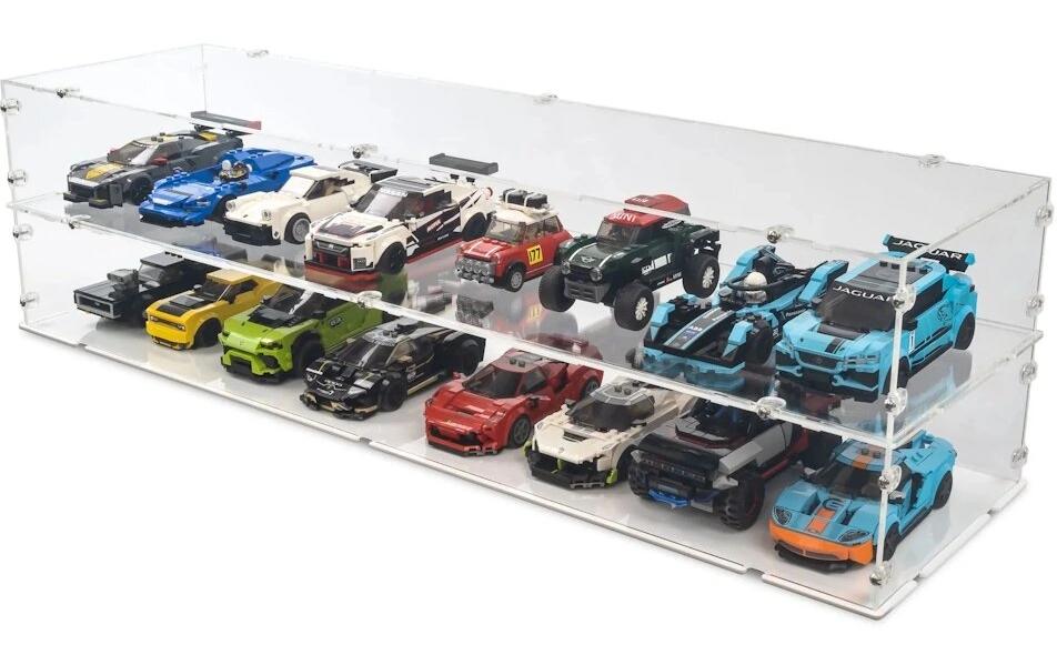 iDisplayit Acryl-Display XL für 8 x LEGO Speed Champions Modelle