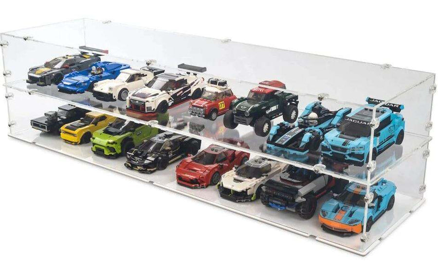 iDisplayit Acryl-Display XL für 8 x LEGO Speed Champions Modelle