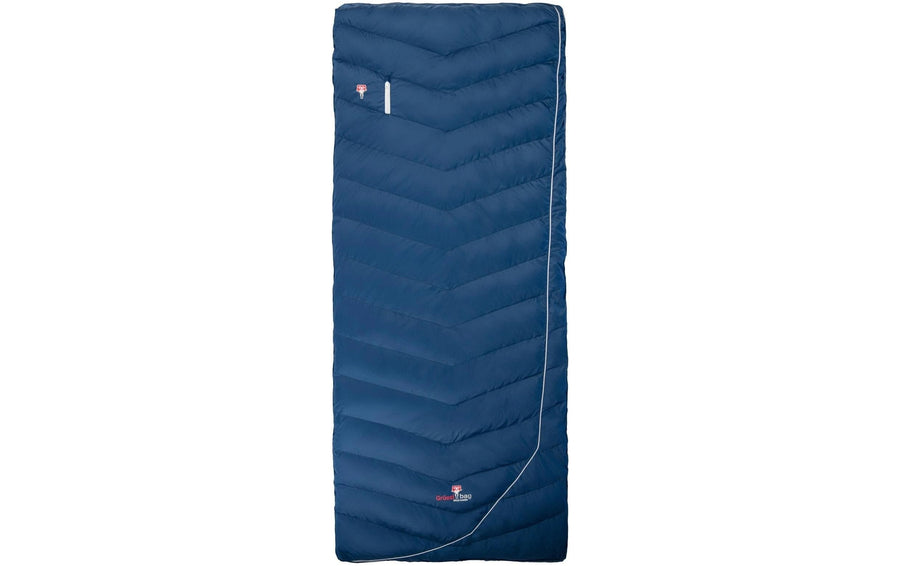 Grüezi Bag Schlafsack Down Wool 2in1 Comfort 2.0 6°C/14°C L 185cm, Blau