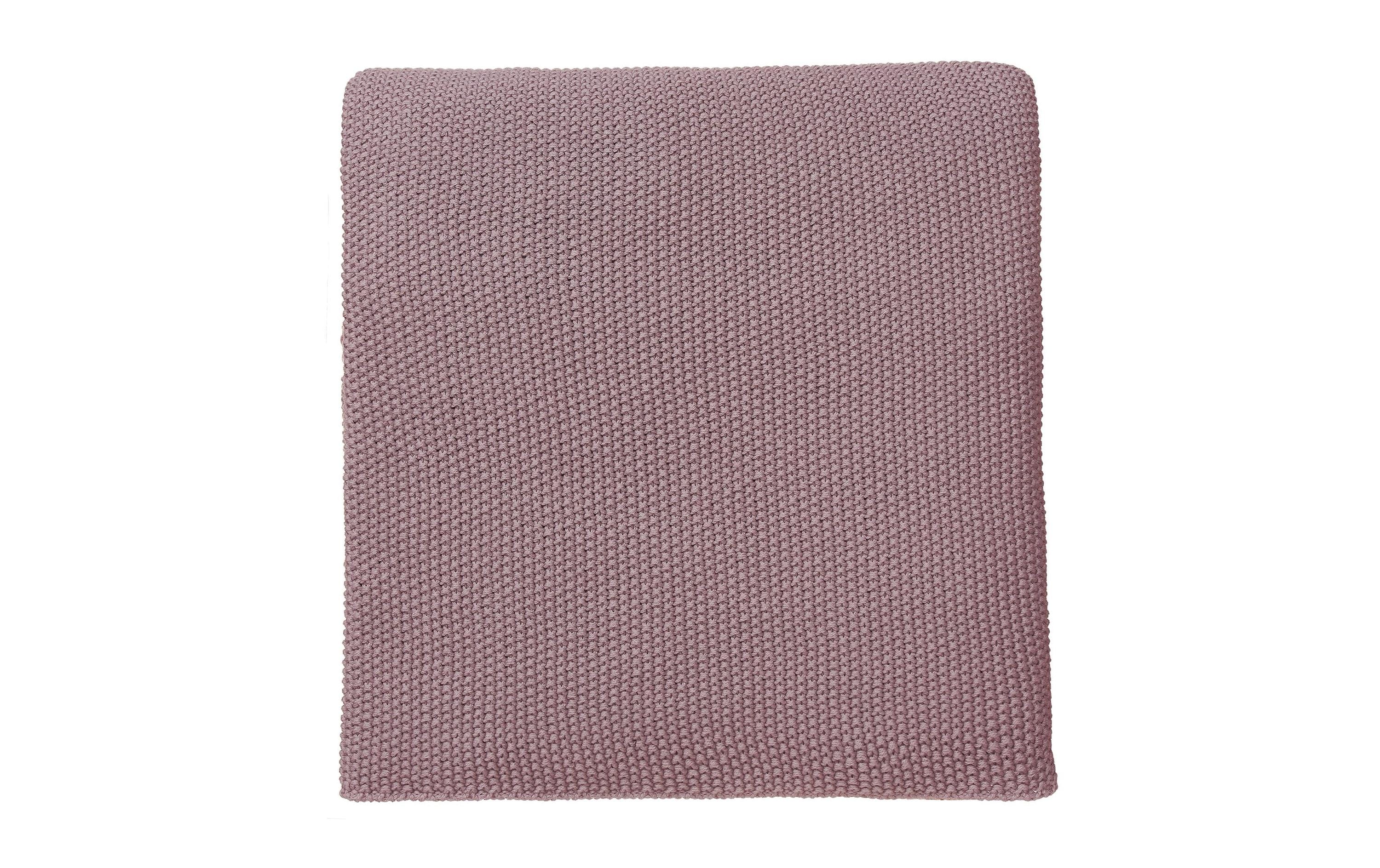 URBANARA Decke Antua Taupe 200x200cm 100% Baumwolle, Waschbar