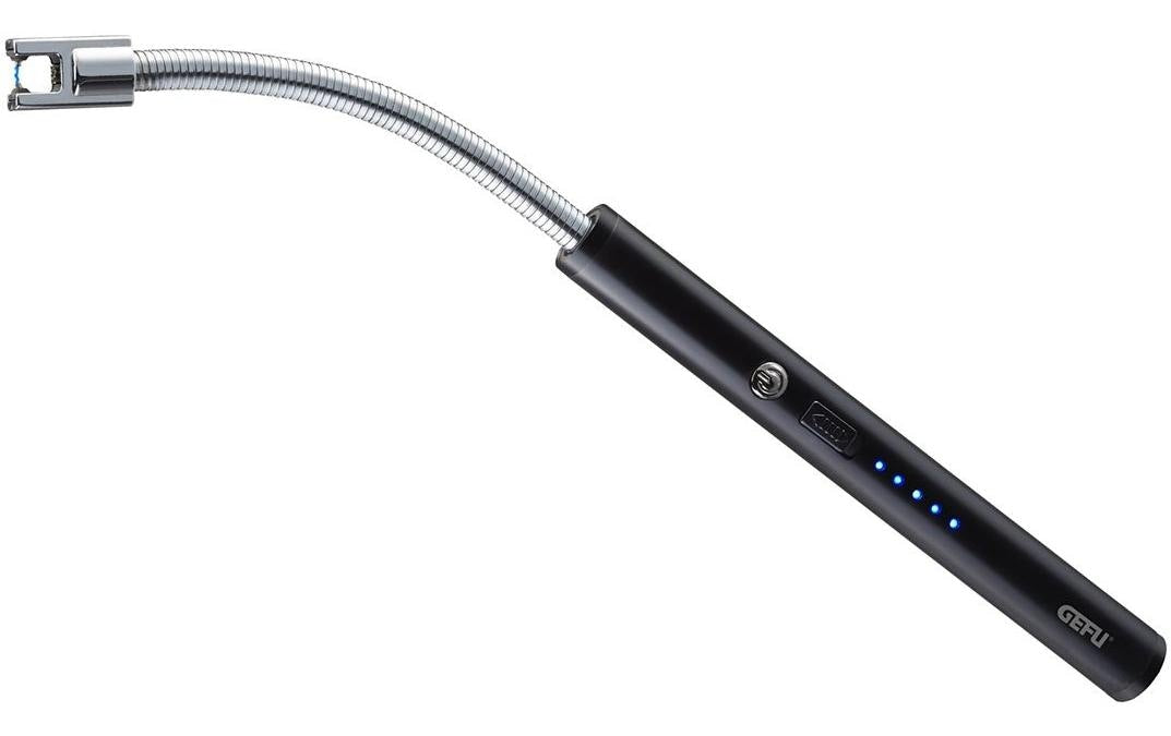 GEFU Lichtbogenfeuerzeug IGNITO Aluminium Schwarz/Silber Grills & Feuerstellen GEFU