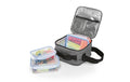 EASYmaxx Kühltasche mit 3 Lunchboxen Klick-it 7 l grau
