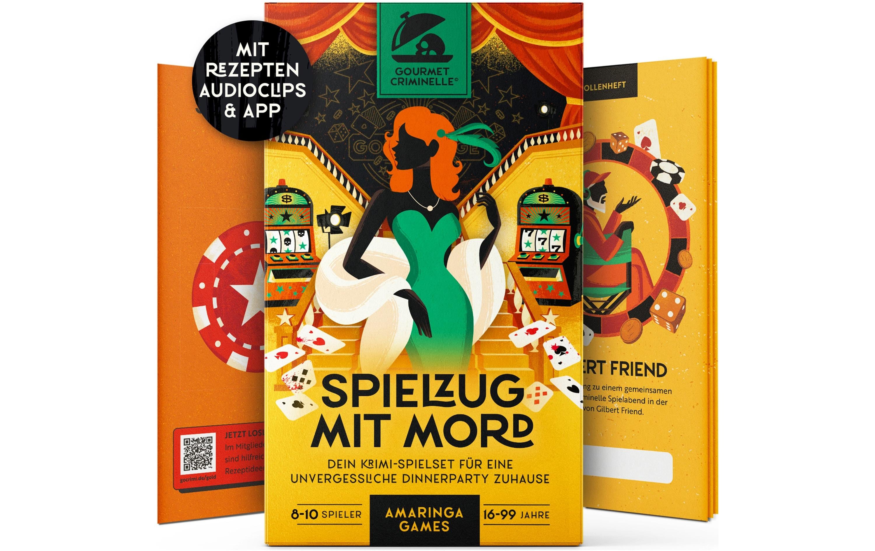 Gourmet Criminelle Partyspiel Spielzug mit Mord