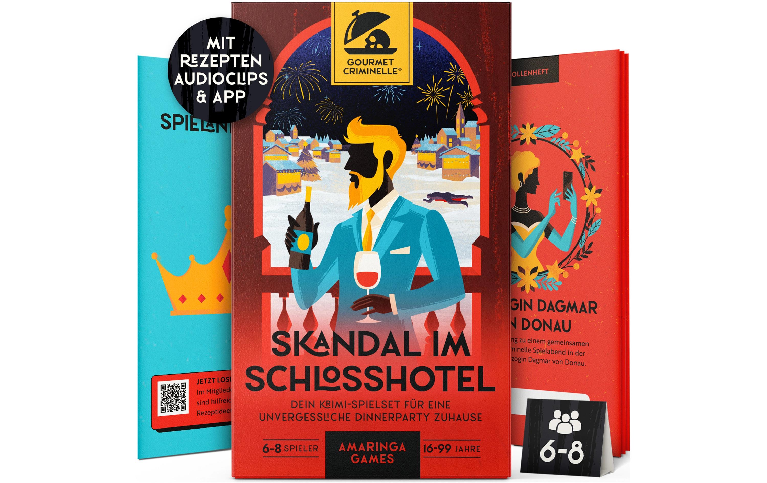 Gourmet Criminelle Partyspiel Skandal im Schlosshotel
