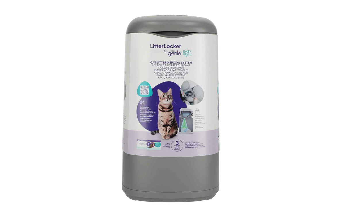 LitterLocker Entsorgungseimer Litter Genie Easy Roll Grau