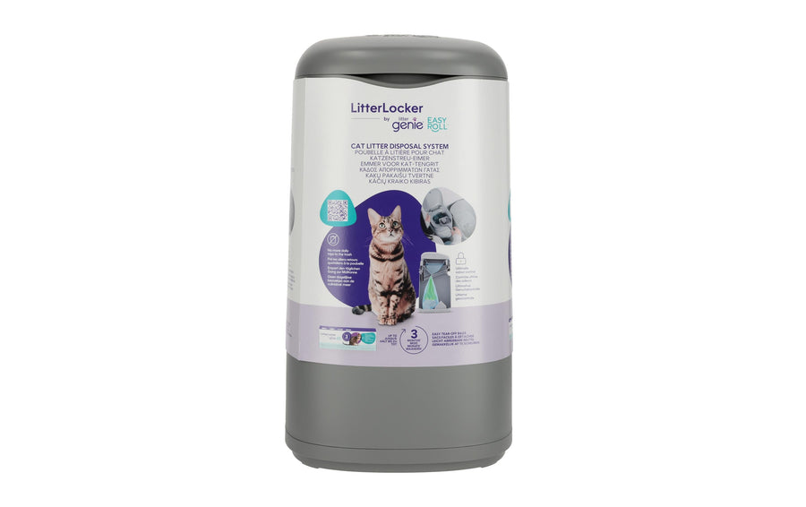 LitterLocker Entsorgungseimer Litter Genie Easy Roll Grau