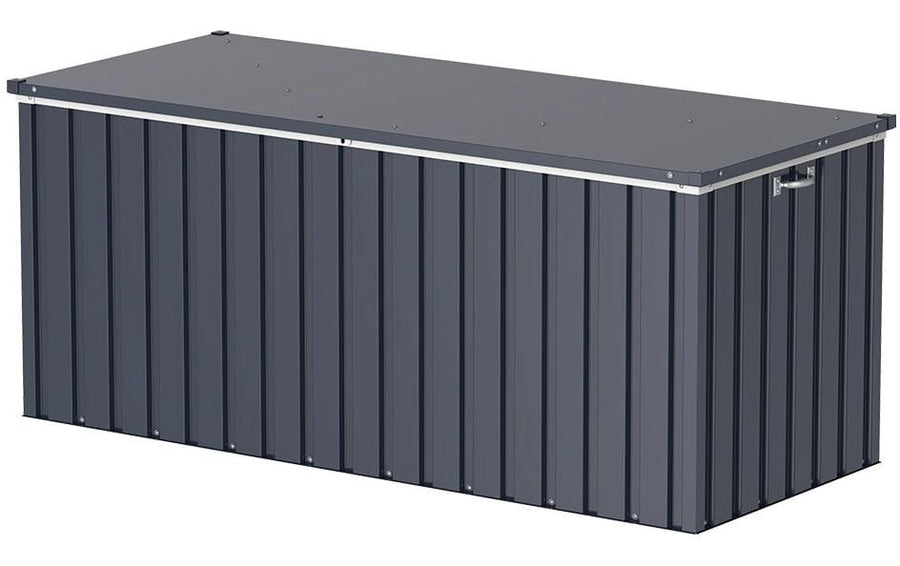 Gartenbox Metall Anthrazit 770L – Stauraum für Kissen Garteneinrichtung Duramax